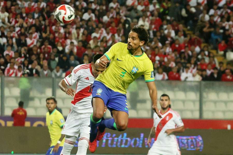 Marquinhos' late goal gave Brazil the victory