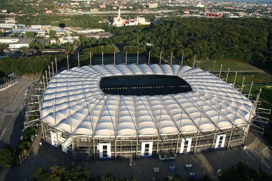 Das Volksparkstadion in Hamburg.