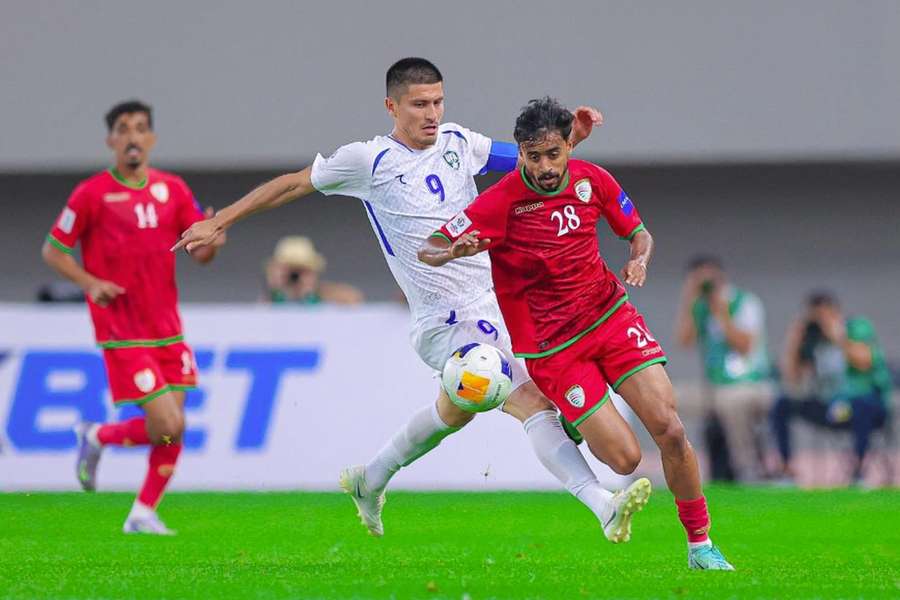 Uzbequistão e Omã empataram e um golo