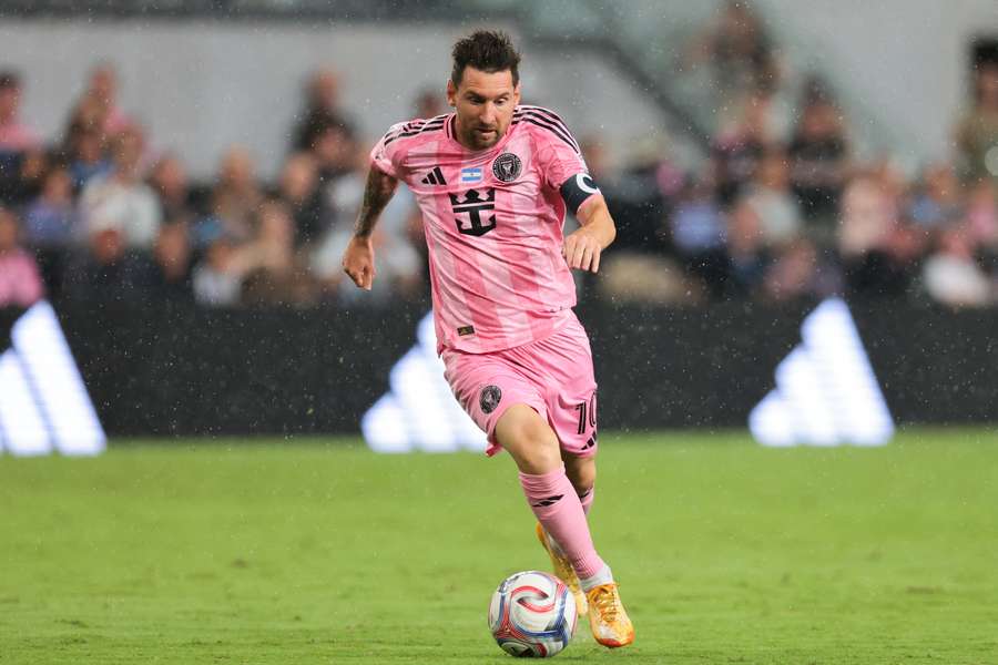 Lionel Messi avec l'Inter Miami. Lionel Messi avec l'Inter Miami.