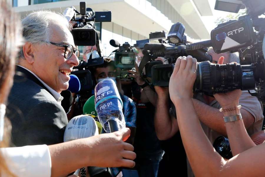 Portuguese lawyer Francisco Teixeira da Mota, one of the lawyers representing Rui Pinto, pictured in 2020