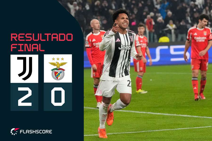 McKennie fez o segundo golo da Juventus aos 64 minutos McKennie fez o segundo golo da Juventus aos 64 minutos