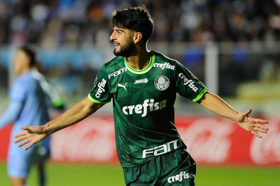 Flaco López fez o gol do Palmeiras no início do segundo tempo