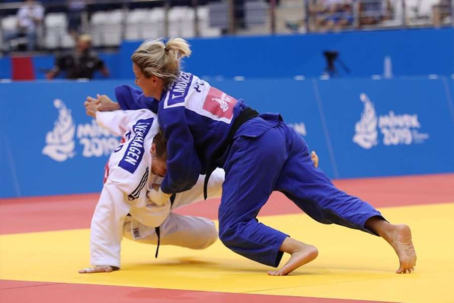 Telma Monteiro em ação