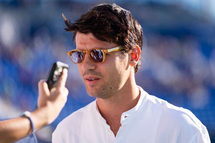 Morata, durante su presentación con el Leganés