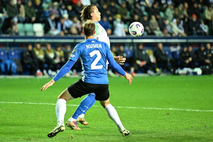 Mateo Retegui durante la partita contro l'Estonia