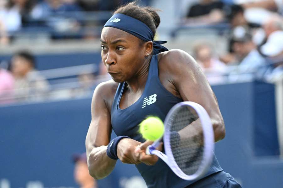 Coco Gauff w Toronto w piątek. Coco Gauff w Toronto w piątek.
