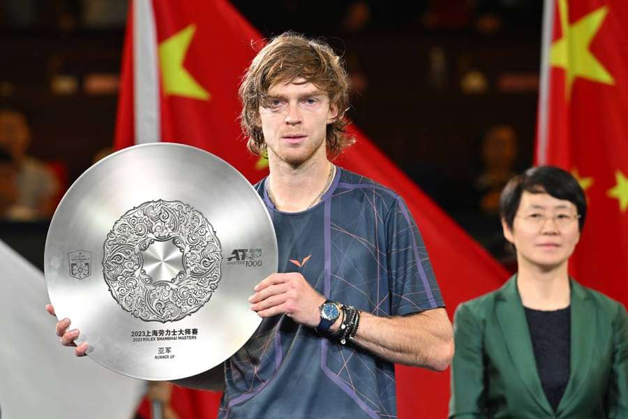 Andrey Rublev foi vice-campeão do Masters 1000 de Xangai
