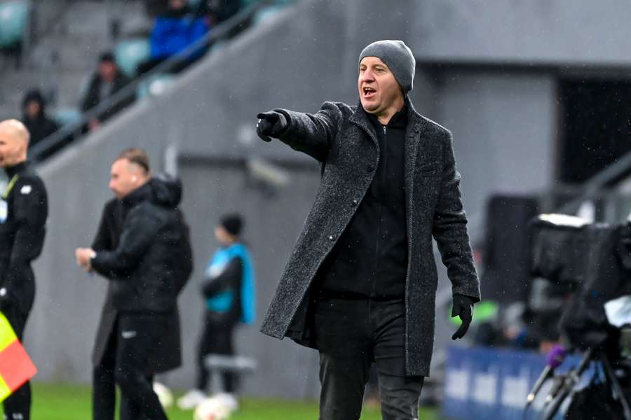 Aleksandar Vuković podczas meczu 1/8 finału Pucharu Polski ze Śląskiem Wrocław