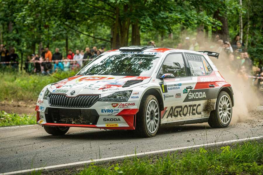 Jan Kopecký může na Bohemia rallye Mladá Boleslav slavit jubilejní desátý český titul.