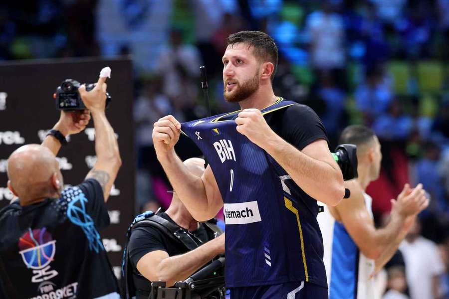 NBA-Star Jusuf Nurkic kam auf 18 Punkte. NBA-Star Jusuf Nurkic kam auf 18 Punkte.