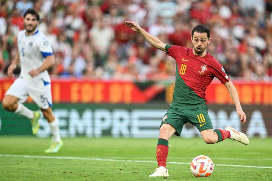 Bernardo Silva bringer Portugal i spidsen mod Bosnien-Hercegovina