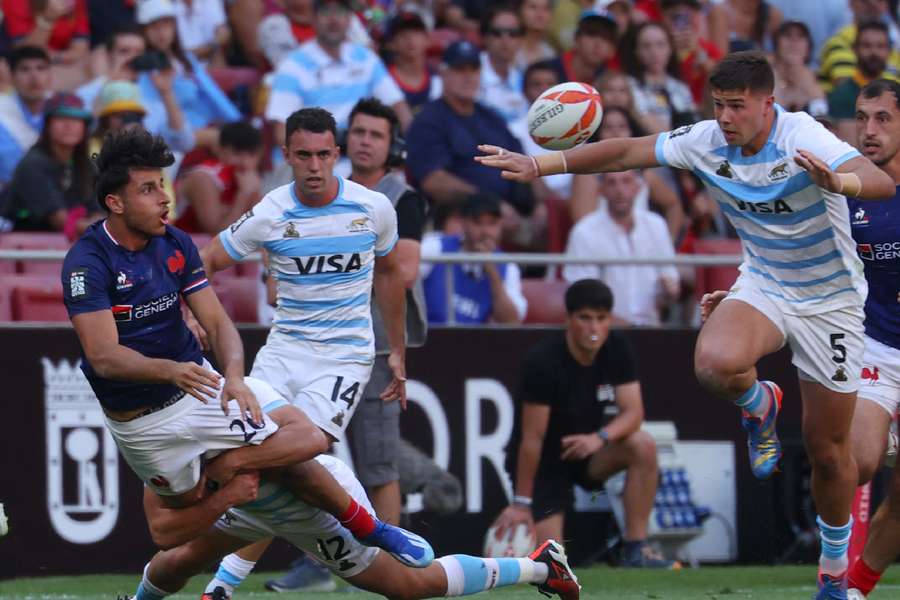 Argentina derrota a la Francia de Dupont en las finales de rugby 7