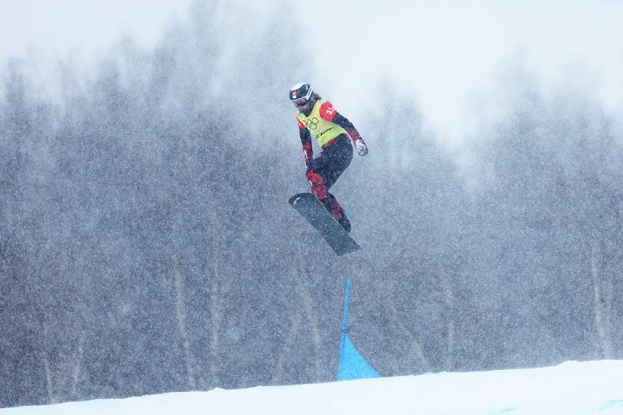 Sophie Hediger în timpul Jocurilor Olimpice de iarnă de la Beijing