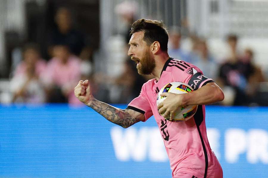 Messi, con el Inter de Miami