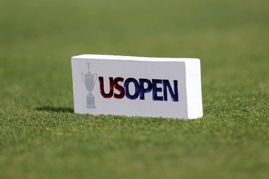 Vista detallada de un marcador durante una ronda de prácticas previa al US Open en Pinehurst Resort.