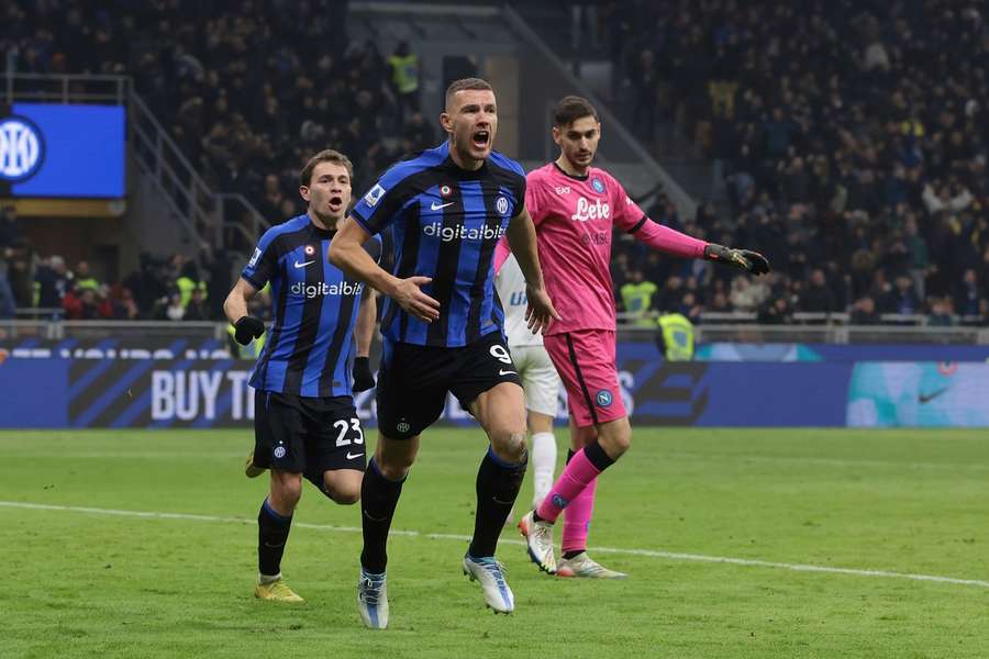 Matchwinner Edin Dzeko maakte zijn zevende doelpunt van het seizoen