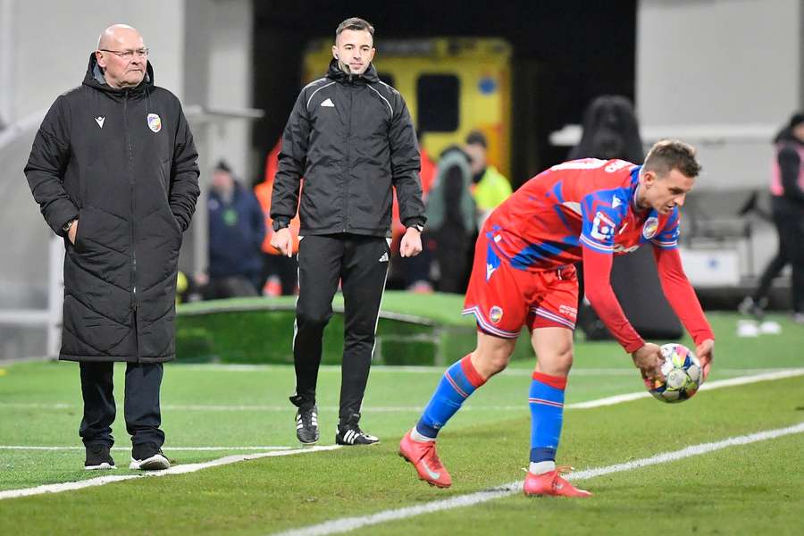 Miroslav Koubek během zápasu se Zlínem.