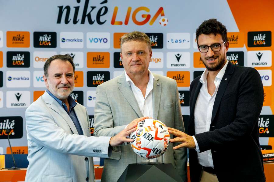 Roman Berger (Niké), Ivan Kozák (ÚLK) a Francesco Martinelli (Macron).
