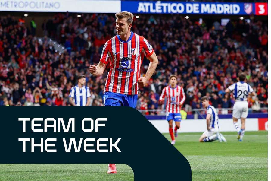 Sorloth bagged four goals for Atletico Madrid in their rout of Real Sociedad