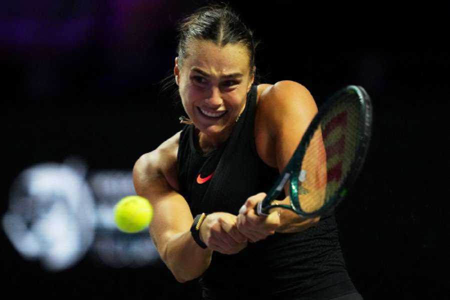 Aryna Sabalenka in action