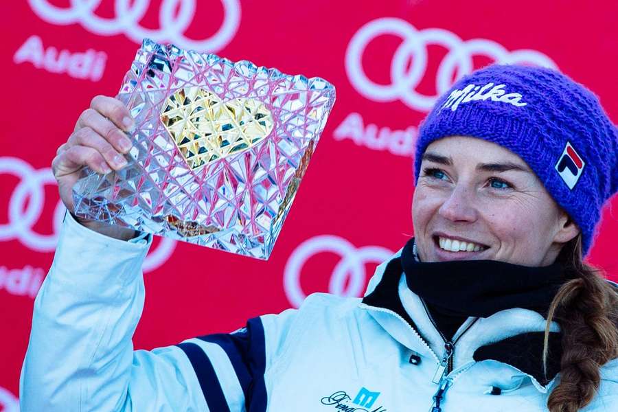 Tina Maze, bicampeã olímpica de slalom gigante