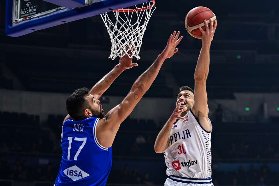 Fontecchio fez a melhor exibição da carreira pela seleção italiana
