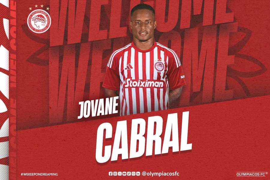 Jovane Cabral reforça equipa de Carlos Carvalhal