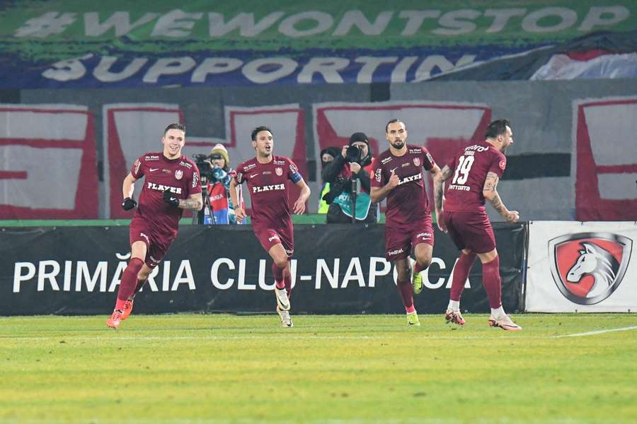 Final de meci nebun în Gruia, între CFR Cluj și Oțelul Galați