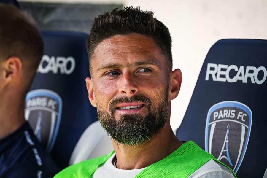 Olivier Giroud avec Lille face au Paris FC le 26 avril. Olivier Giroud avec Lille face au Paris FC le 26 avril.