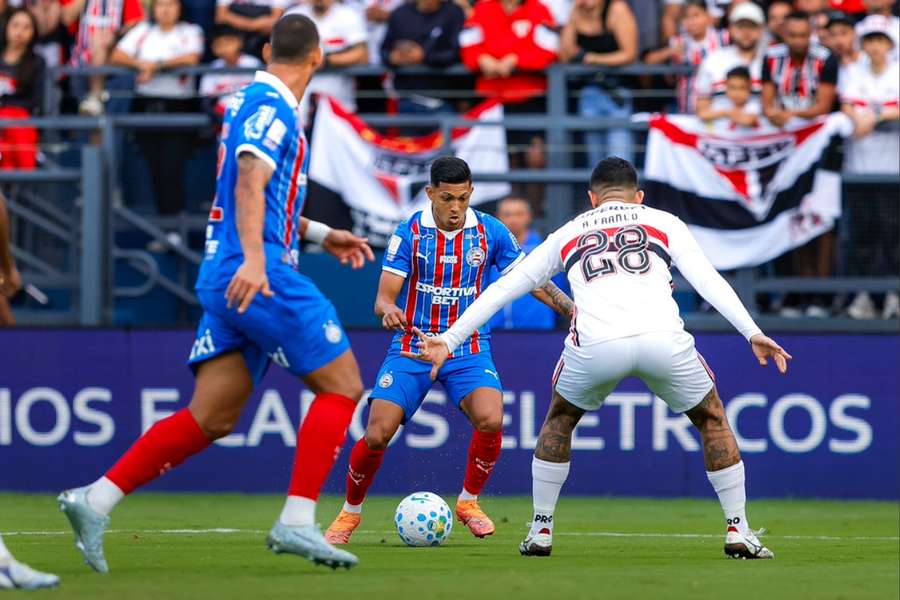 Bahia e São Paulo fizeram um jogo divertido e movimentado em Bragança Paulista