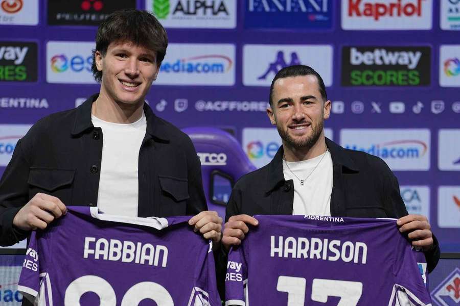 Harrison e Fabbian presentati al Viola Park