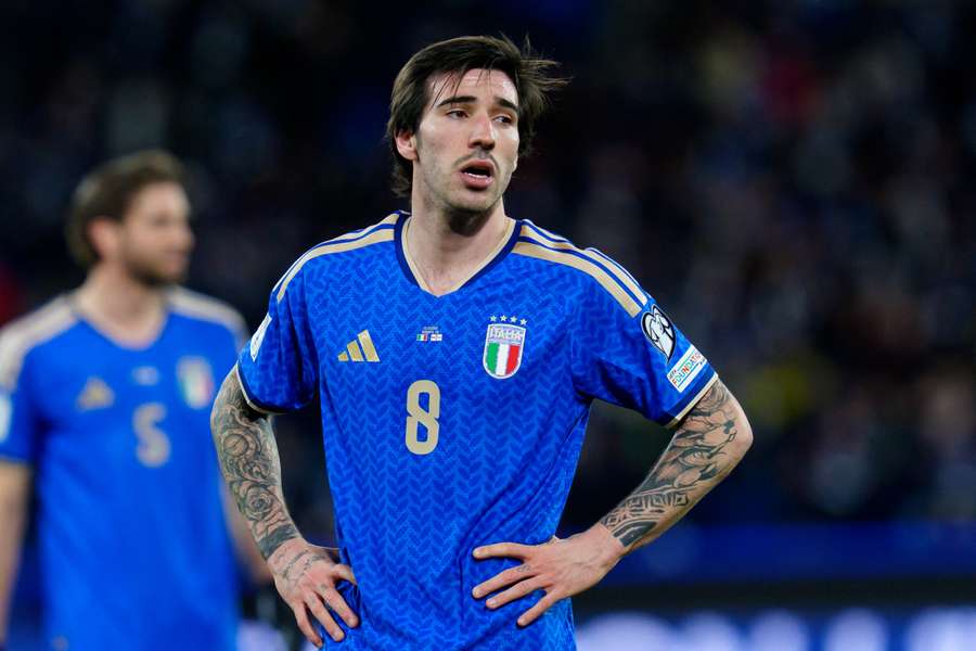 Sandro Tonali v dresu národního týmu.