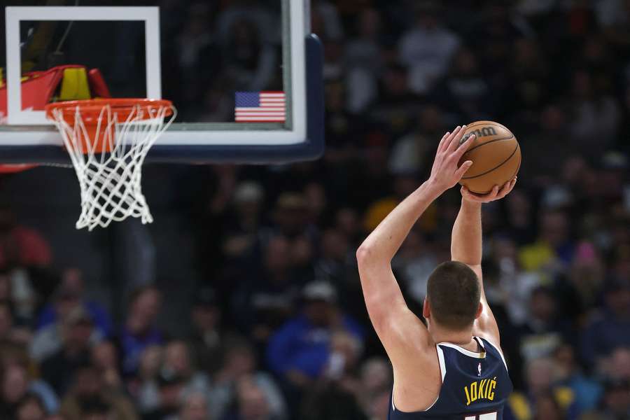 Jokic, jugador de los Nuggets