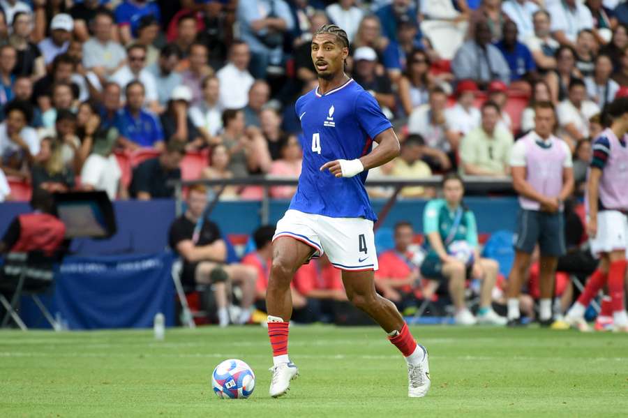 Loïc Badé durant les Jeux olympiques.