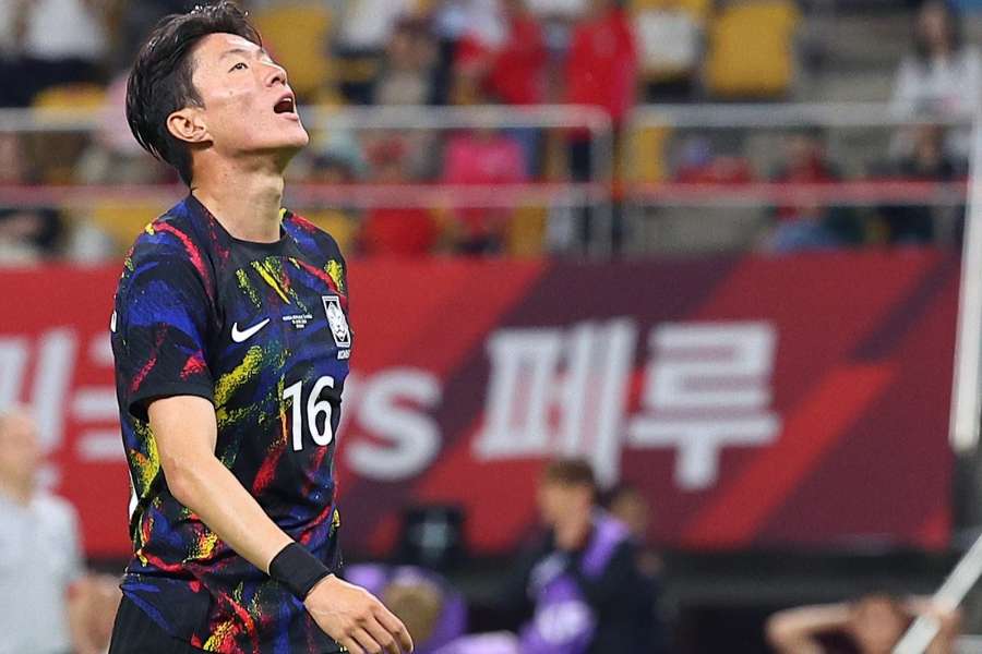Ui-Jo Hwang im Trikot der Nationalmannschaft Südkoreas.