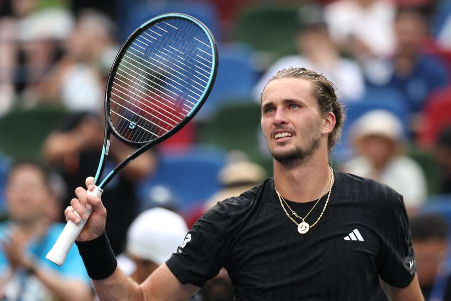 Zverev celebrates win