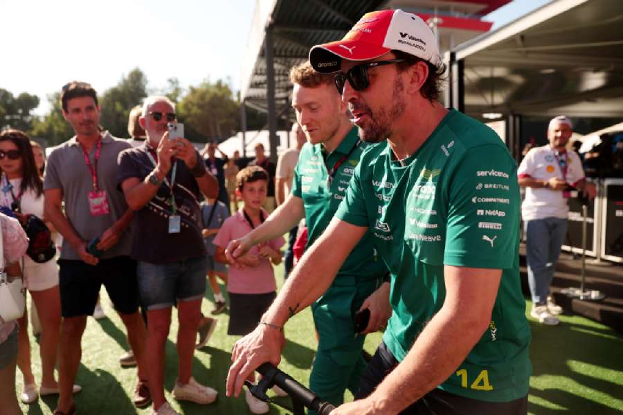 Fernando Alonso ahead of qualifying