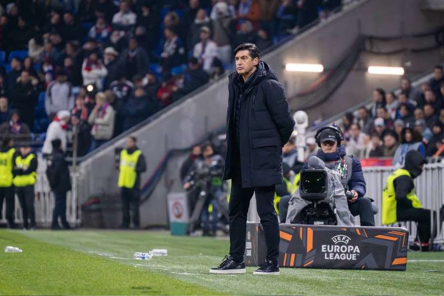 Le Portugais concentré lors d'un match Europa League