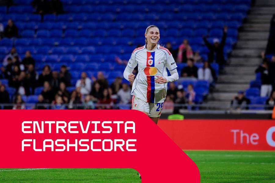 Jule Brand ao serviço da OL Lyonnes Jule Brand ao serviço da OL Lyonnes