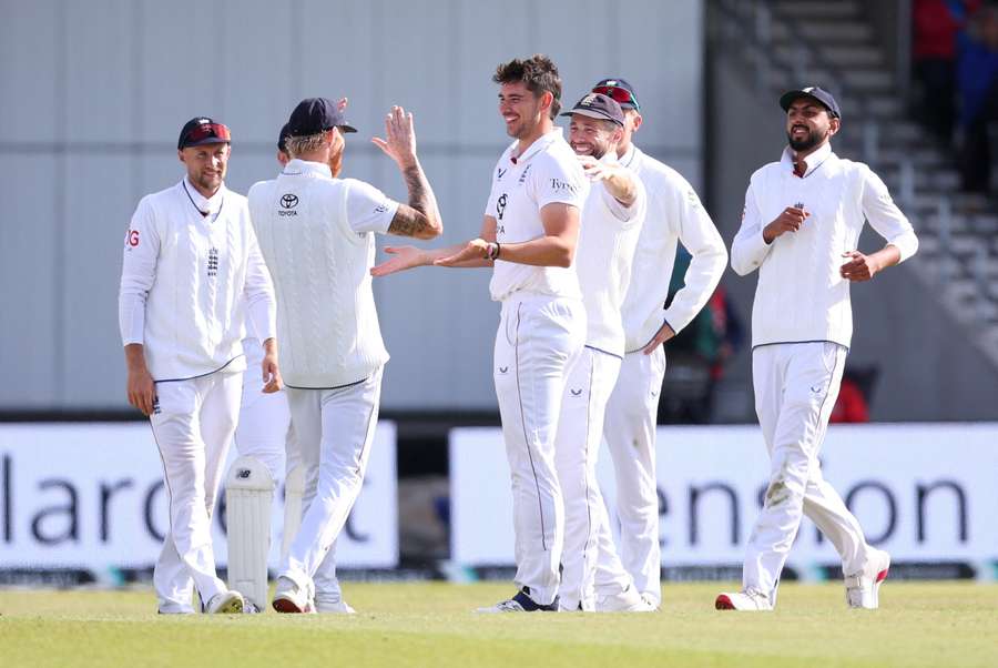 Josh Tongue took three wickets in four balls on day four against India