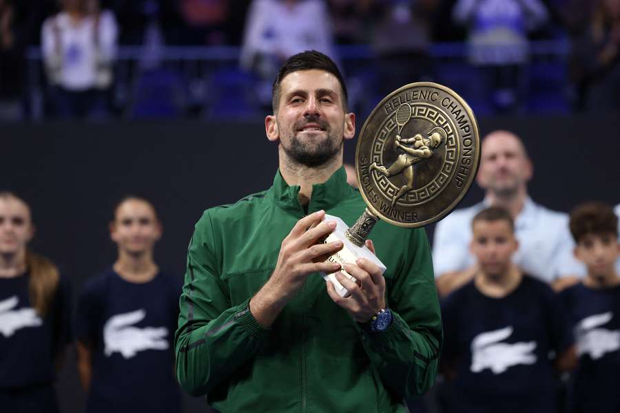 Novak Djokovic venceu mais um título de sua vitoriosa carreira