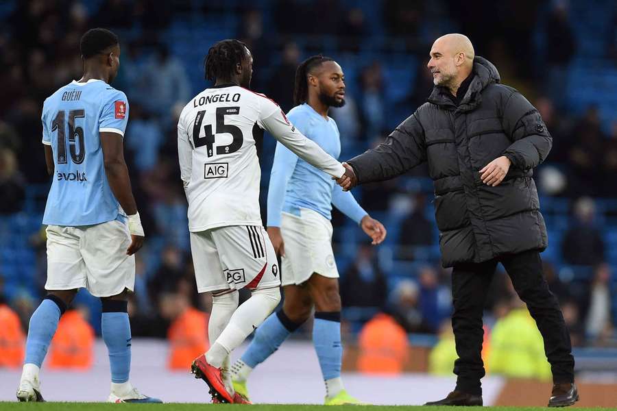 Manchester City après le match de Cup de cet après-midi.
