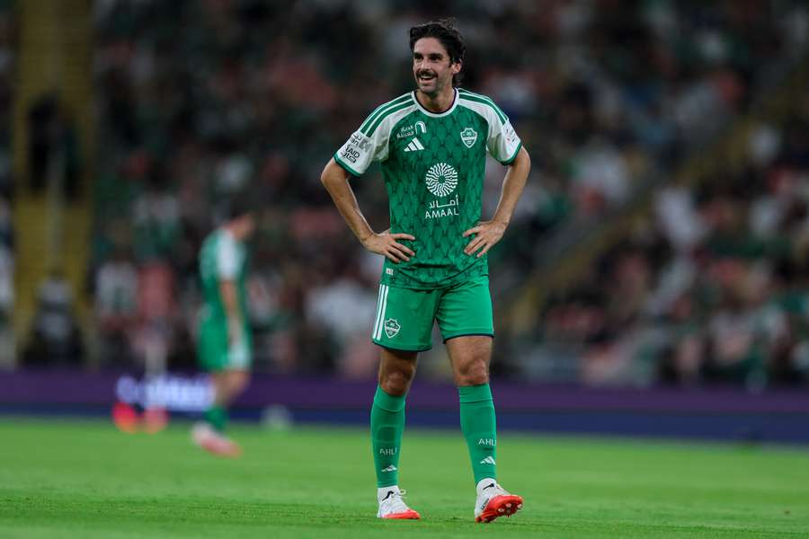 Trincão festeja o primeiro golo na Arábia Saudita Trincão festeja o primeiro golo na Arábia Saudita