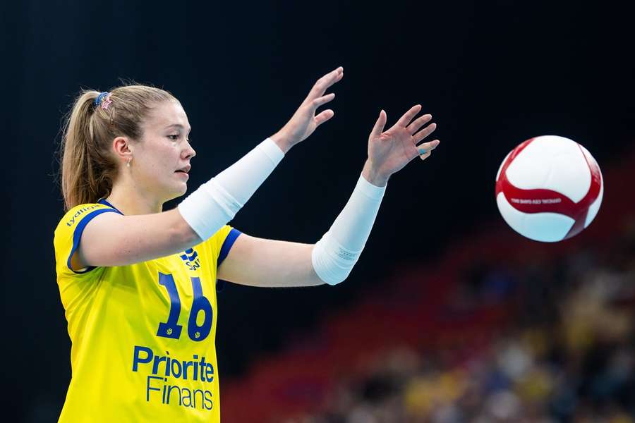 Vilma Julevik in action for Sweden in their win over Montenegro Vilma Julevik in action for Sweden in their win over Montenegro