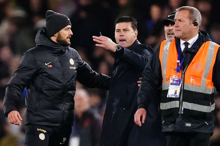 Pochettino was furious with the referee at the end of the City game