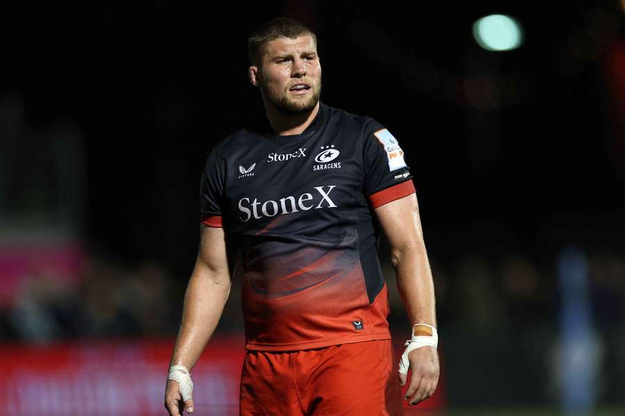 Saracens' Tom Willis, pictured in action against Sale Sharks on Saturday
