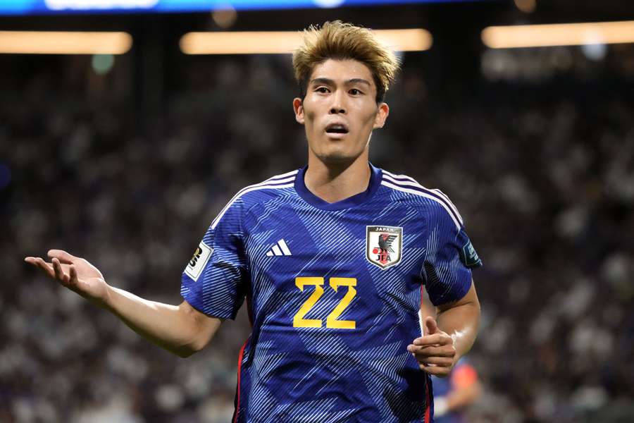 Japan's Takehiro Tomiyasu Japan's Takehiro Tomiyasu