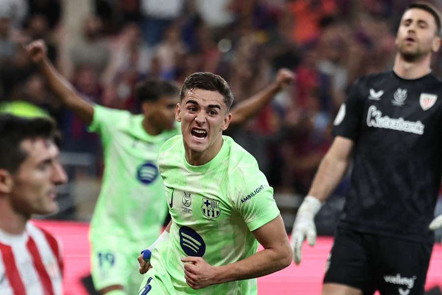 Gavi fez o primeiro gol de Athletic Bilbao 0x2 Barcelona