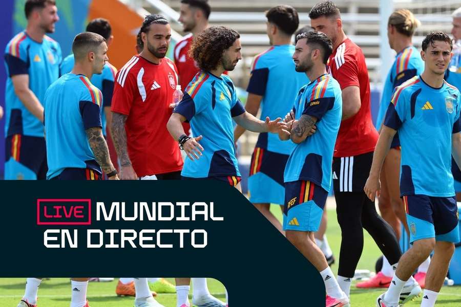 Los jugadores de la Roja entrenan Los jugadores de la Roja entrenan